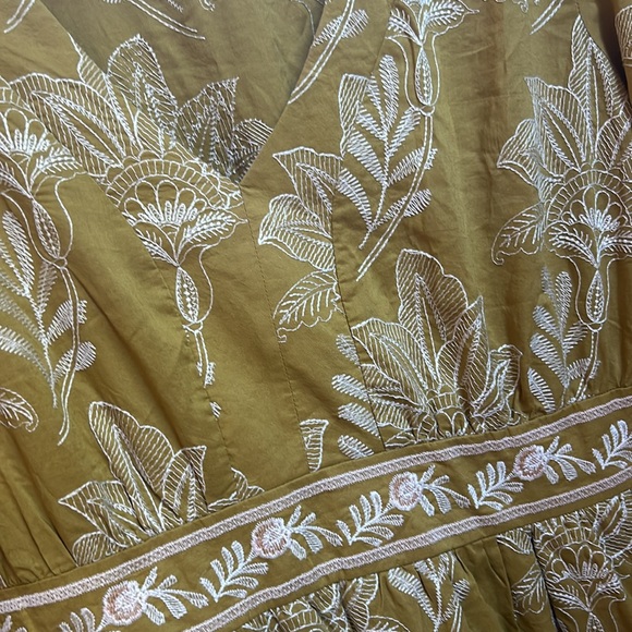 Spartina Nicolette Midi Dress - Calm Waters Schiffli - Picture 5 of 6